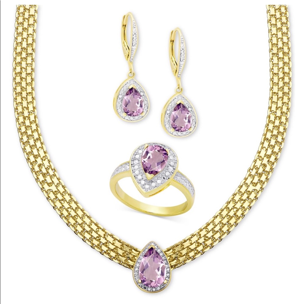 Victoria Townsend -Gold Over Sterl Silver set